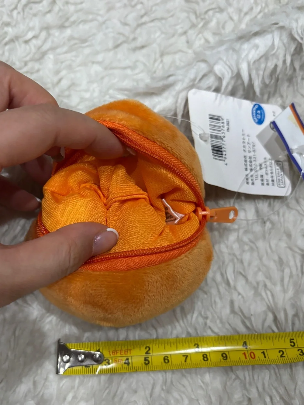 Pokemon Charmander Plush Face Coun purse / ket chain